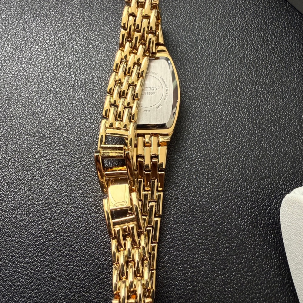 Armitron Women's 75/5195GP Gold Tone Diamond Accented Bracelet Watch New Batter - Picture 6 of 7